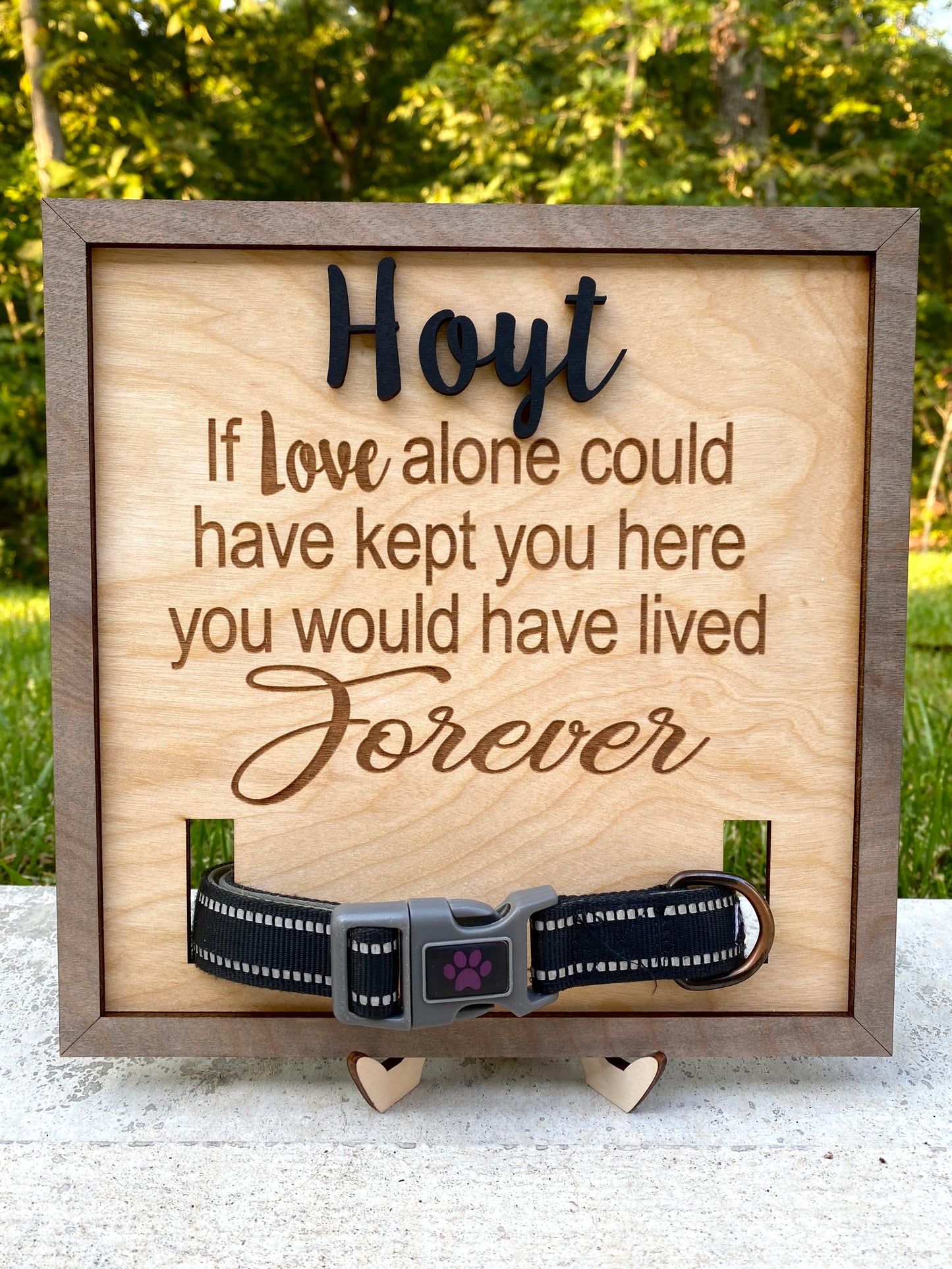 Personalized Dog Remembrance Frame, Pet Memorial