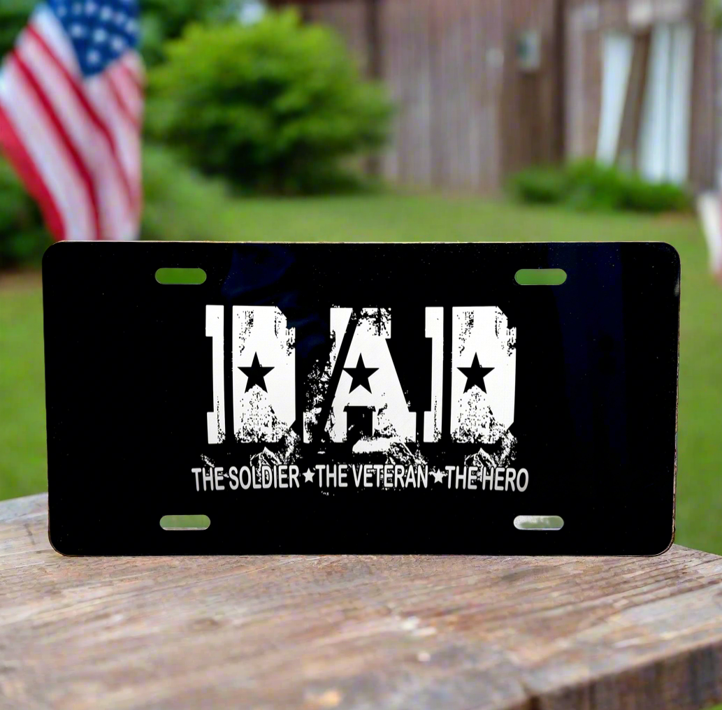 Laser Engraved Aluminum License Plate