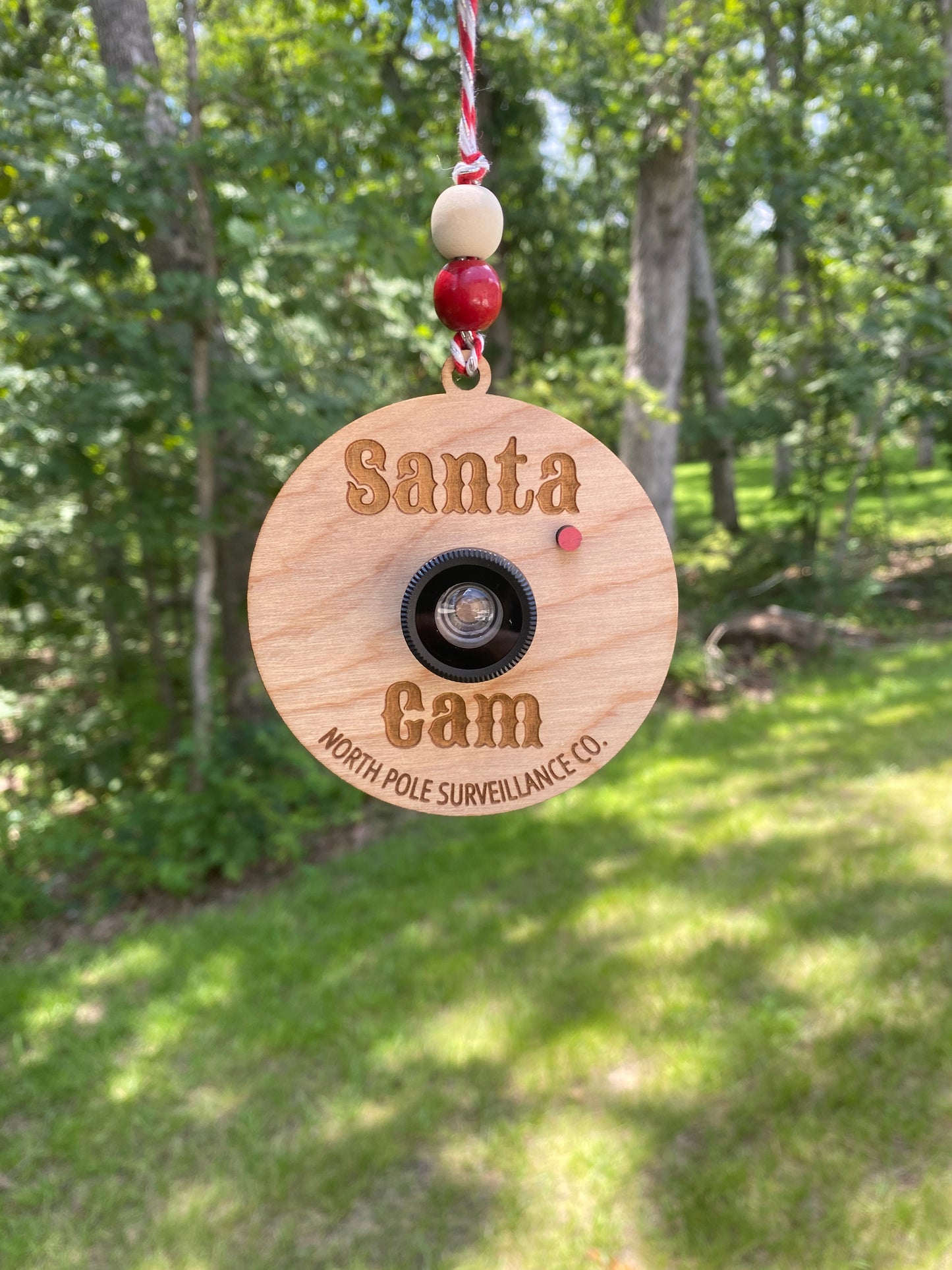 Santa Cam, North Pole Surveillance Company Ornament