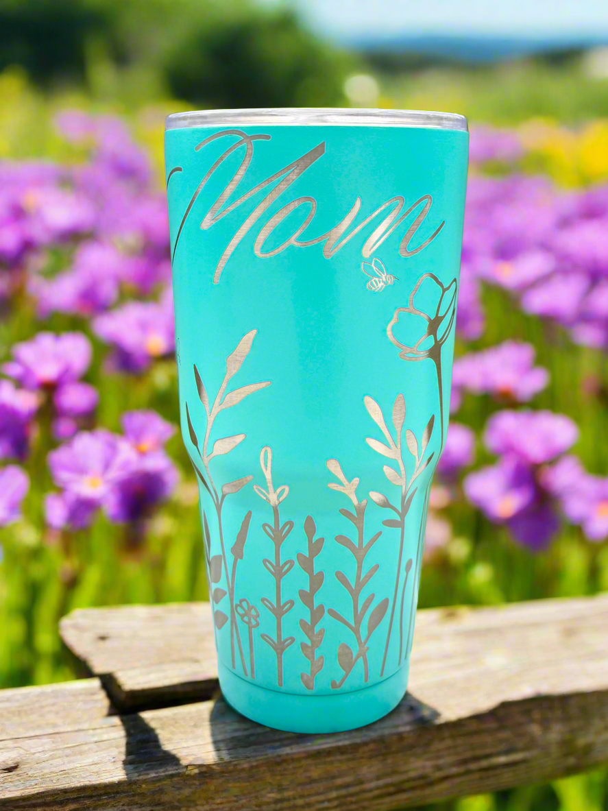 30 oz Wildflower Mom Tumbler