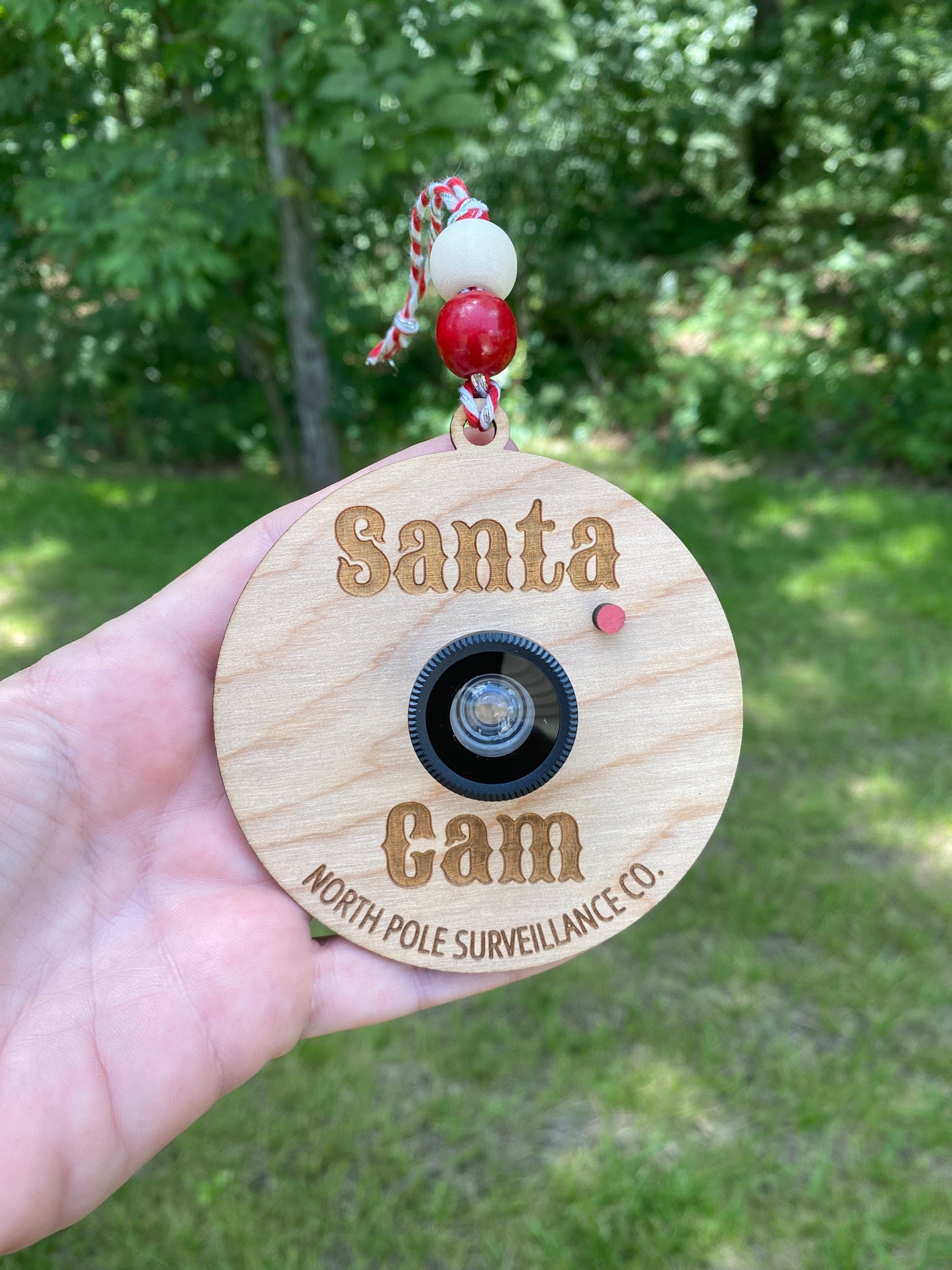 Santa Cam, North Pole Surveillance Company Ornament