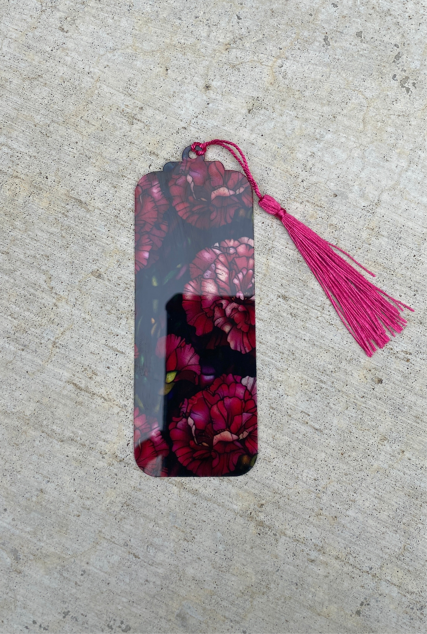 Flexible Acrylic Bookmarks with Tassel - Multiple Patterns