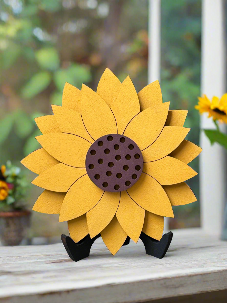 Sunflower Tiered Tray Sign