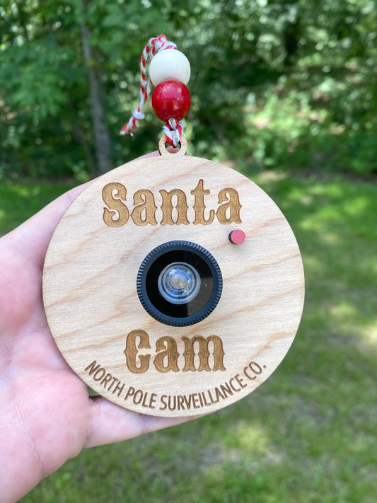 Santa Cam, North Pole Surveillance Company Ornament