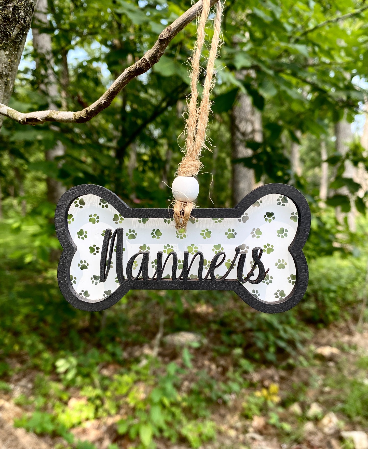 Personalized Dog Bone Ornament