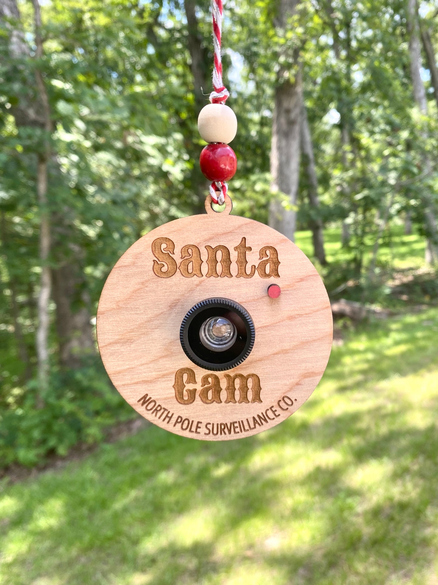 Santa Cam, North Pole Surveillance Company Ornament